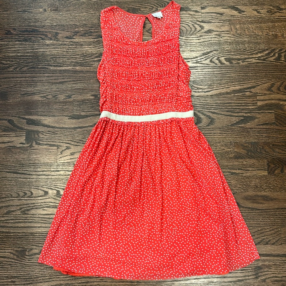 Anthropologie polka dot dress
